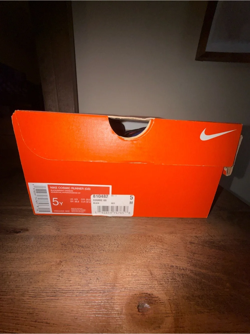 Nike Kids Black, Blue & Red Athletic Sneakers